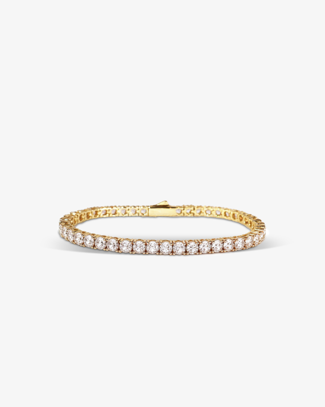 Luxe Crystal Tennis Bracelet Gold