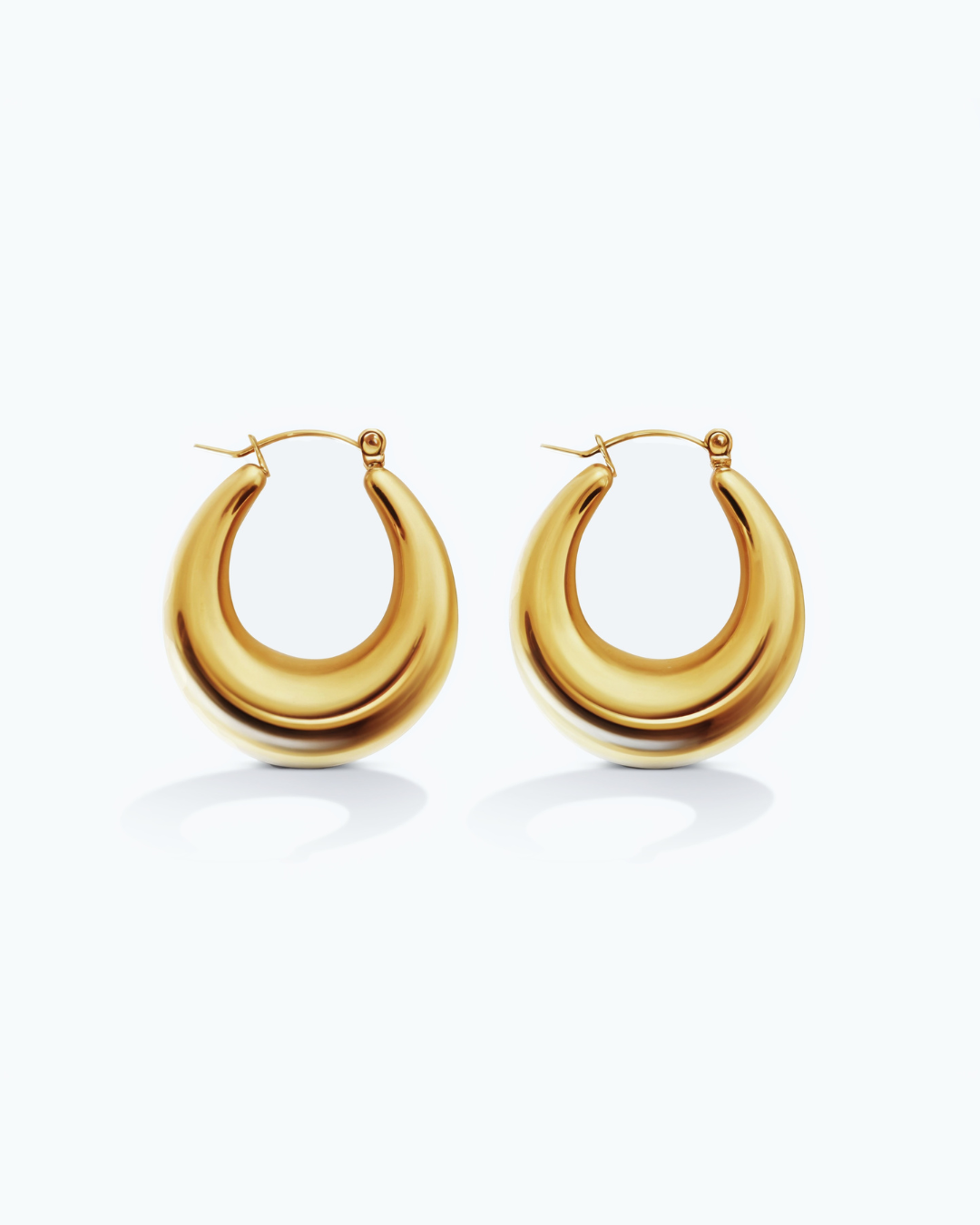 ピアス ME Hoop Earrings (Bold) Bright Bold CLIP ON Hoop Earrings - 1.5