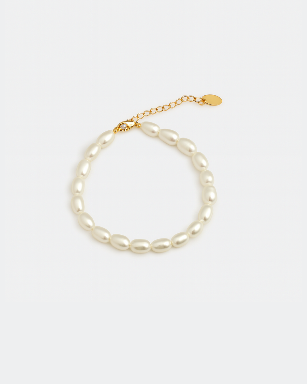 Elegance Pearl Bracelet  - Oval