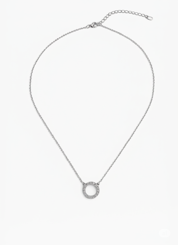 Dream Duo - Crystal Circle Set Silver