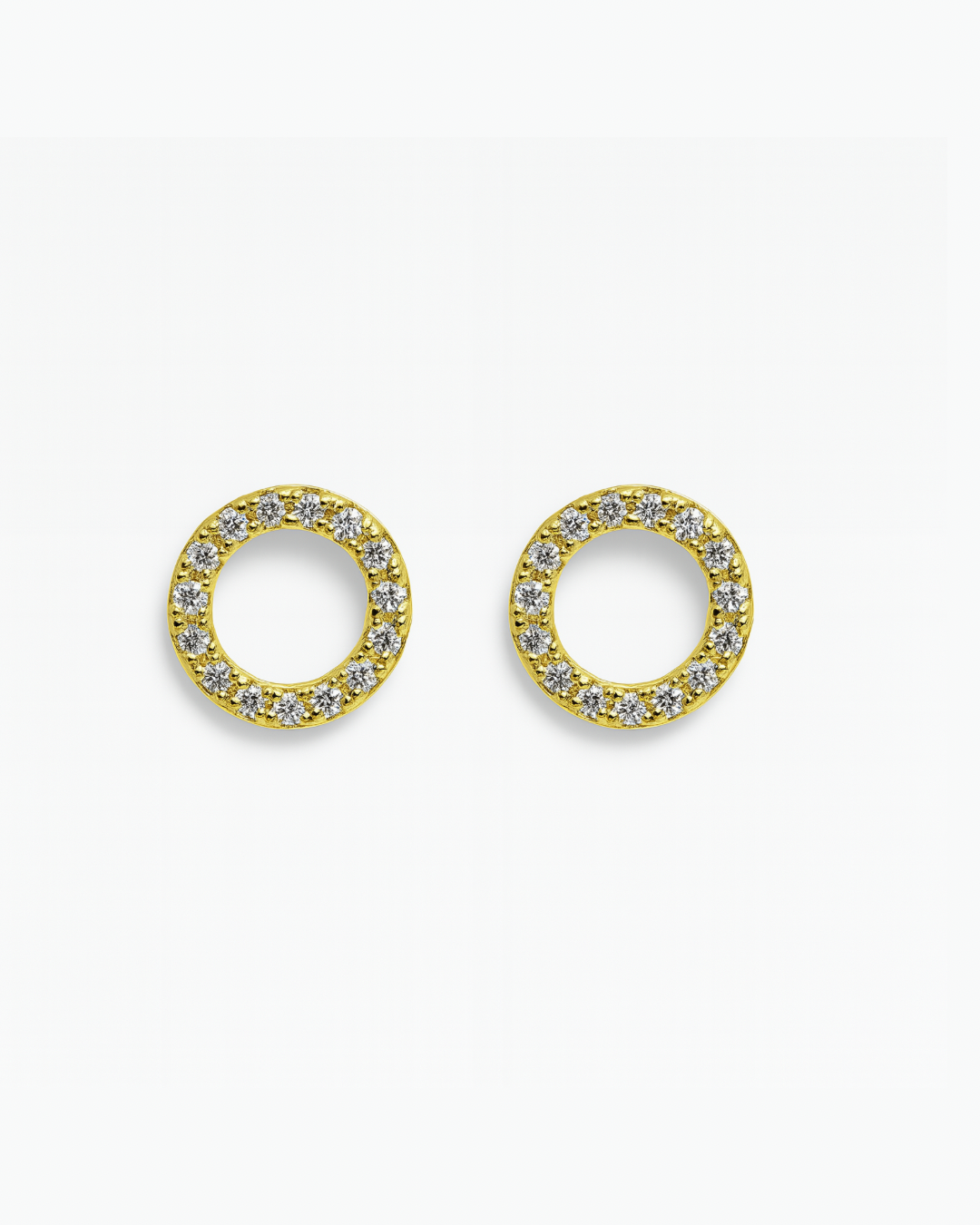Dream Duo - Crystal Circle Set Gold