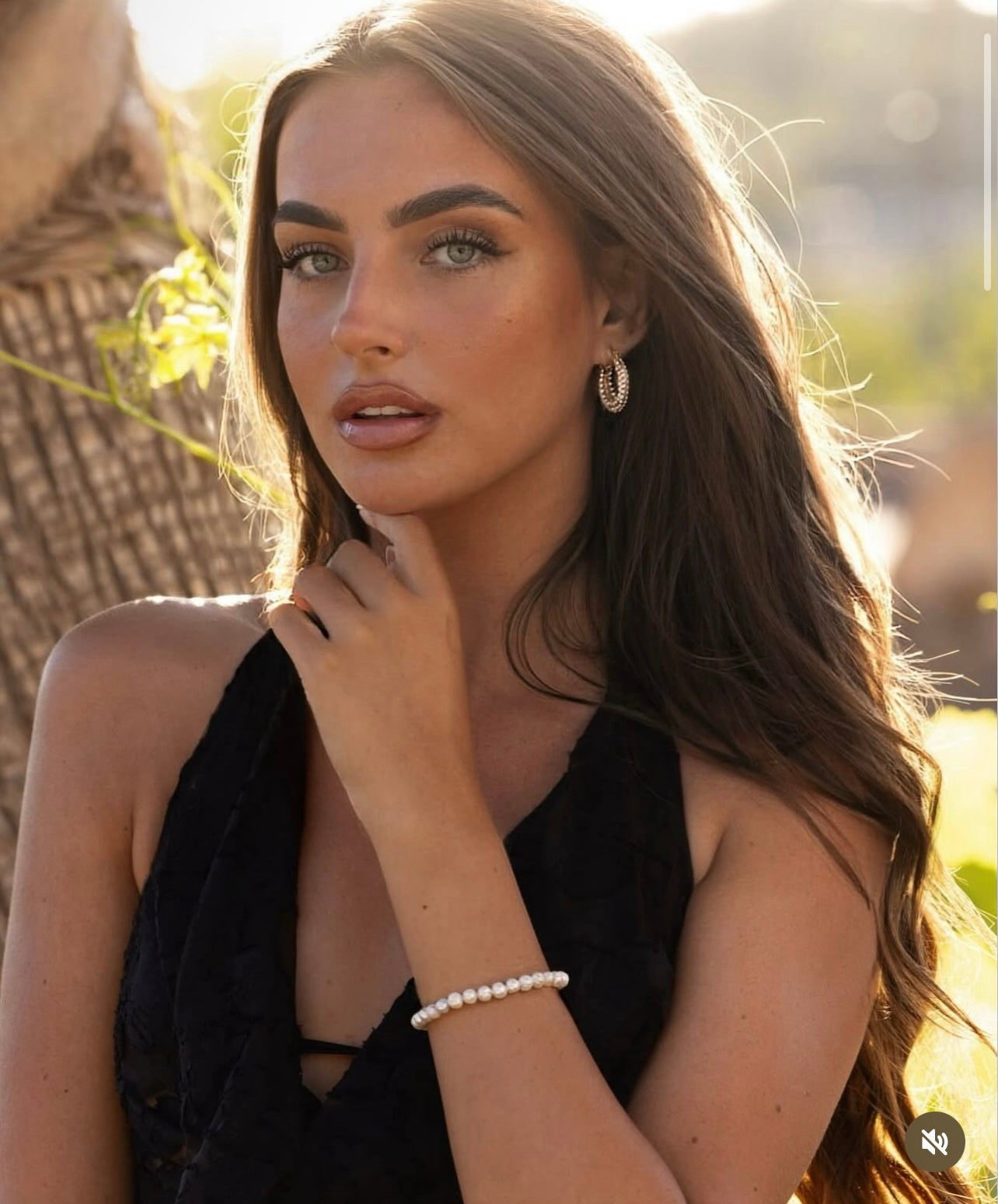 Pearl Duo - Crystal Pearl Hoop & Pearl Bracelet Set