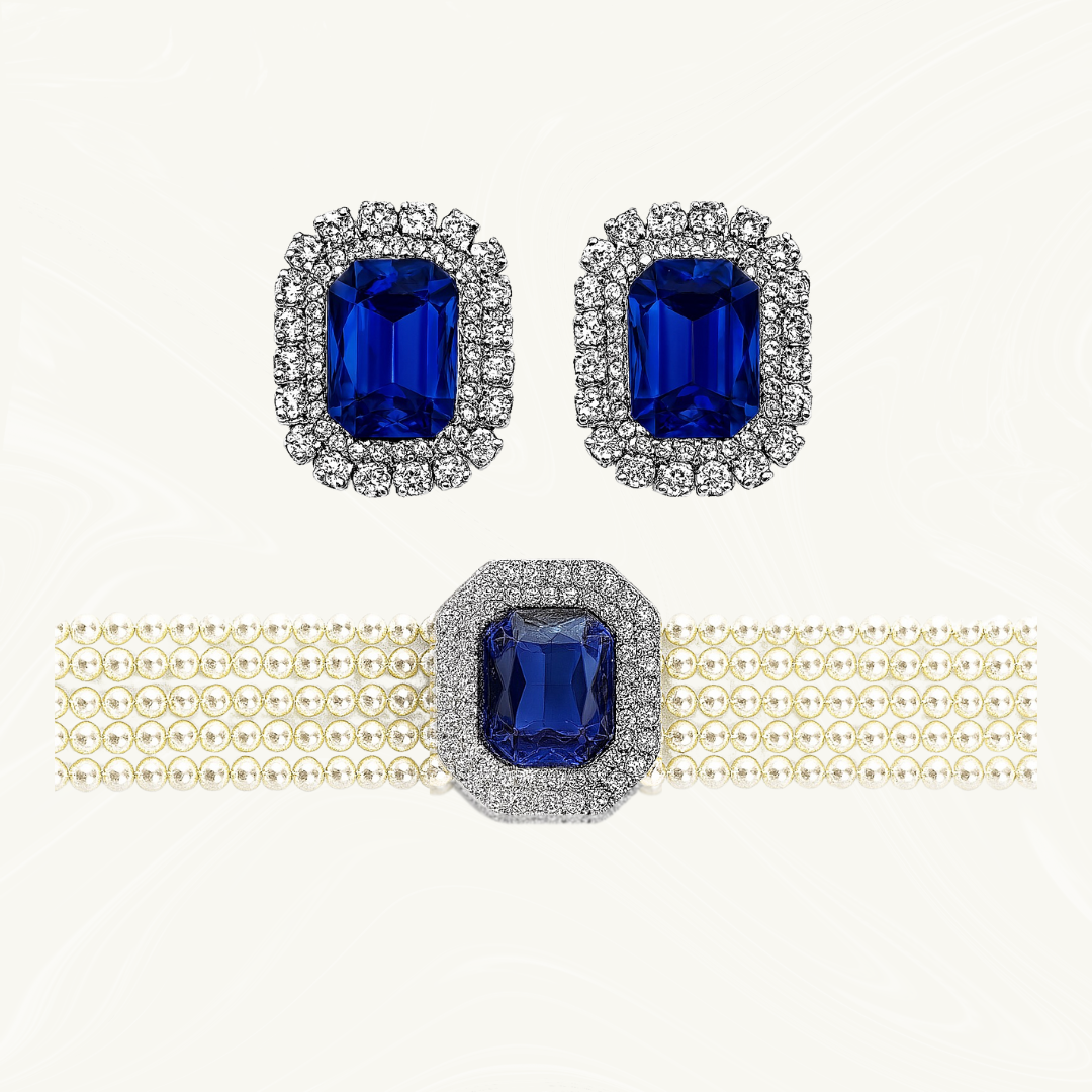 Statement Sparkle Set - Something Blue