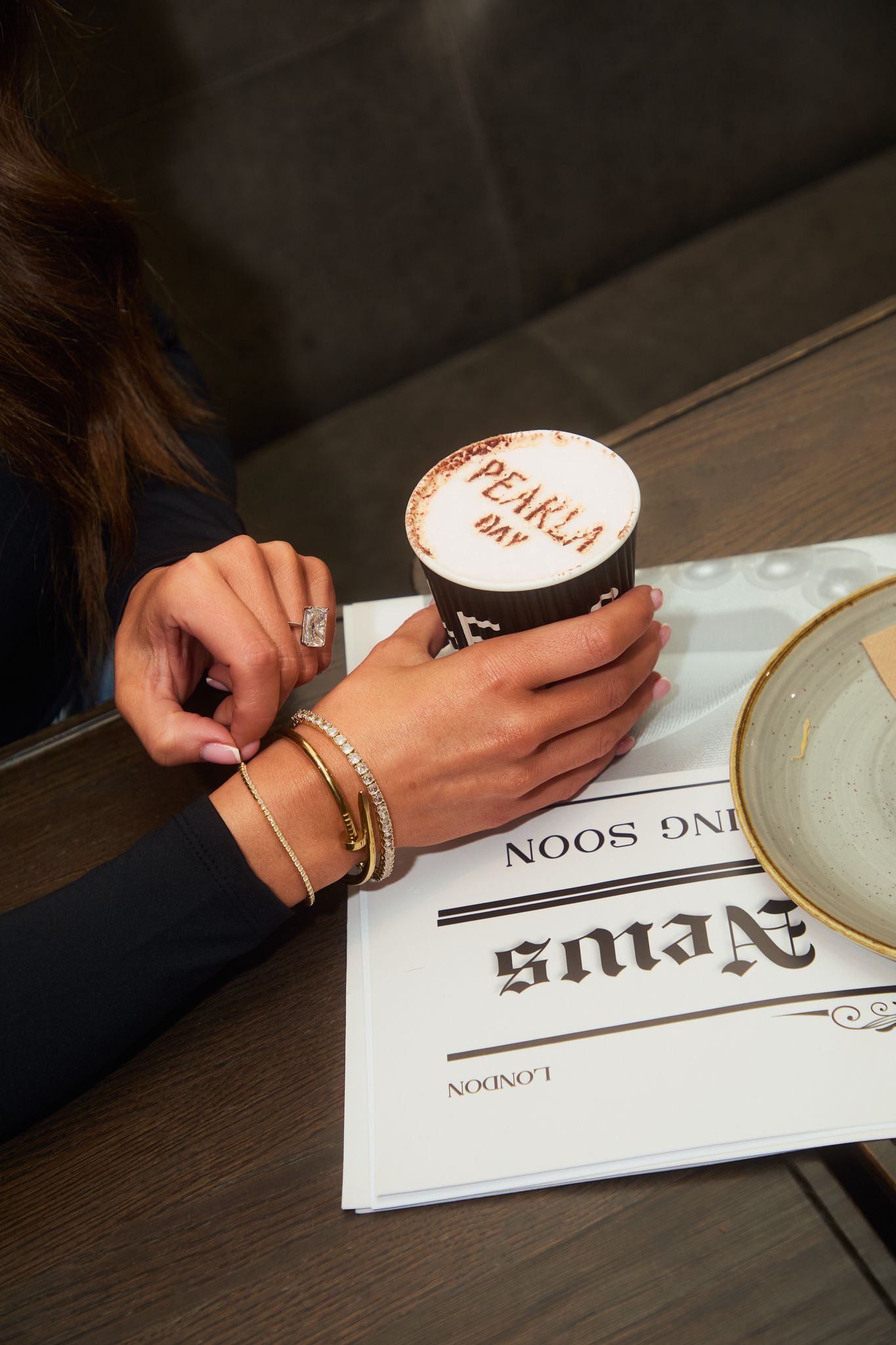Dainty Crystal Tennis Bracelet Gold